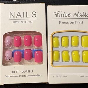 Two (2) Sets of Press on Nails